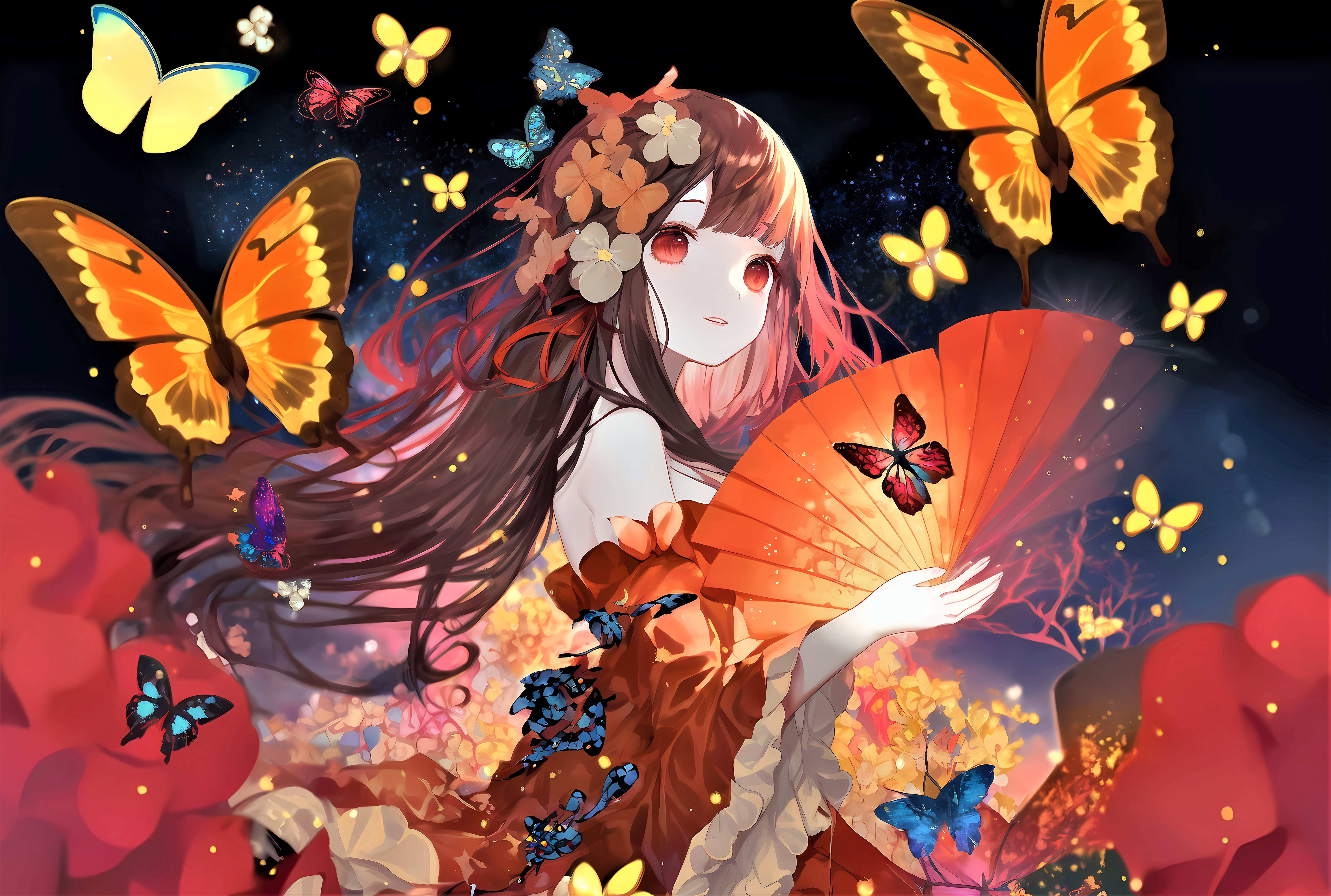 Anime 4K Colorful Wallpaper Wallpaper Download - High Resolution 4K  Wallpaper