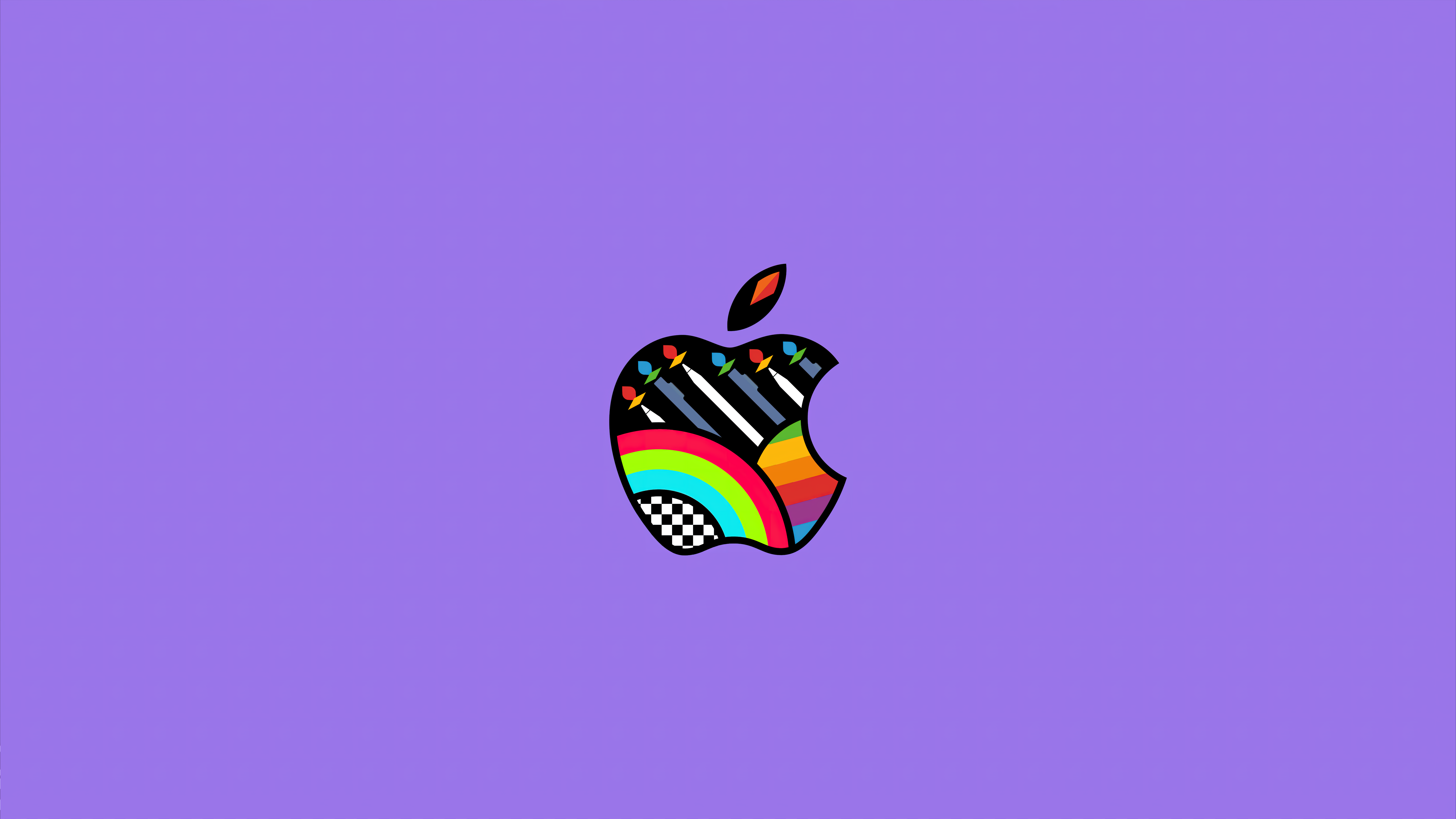 HD rainbow apple wallpapers | Peakpx