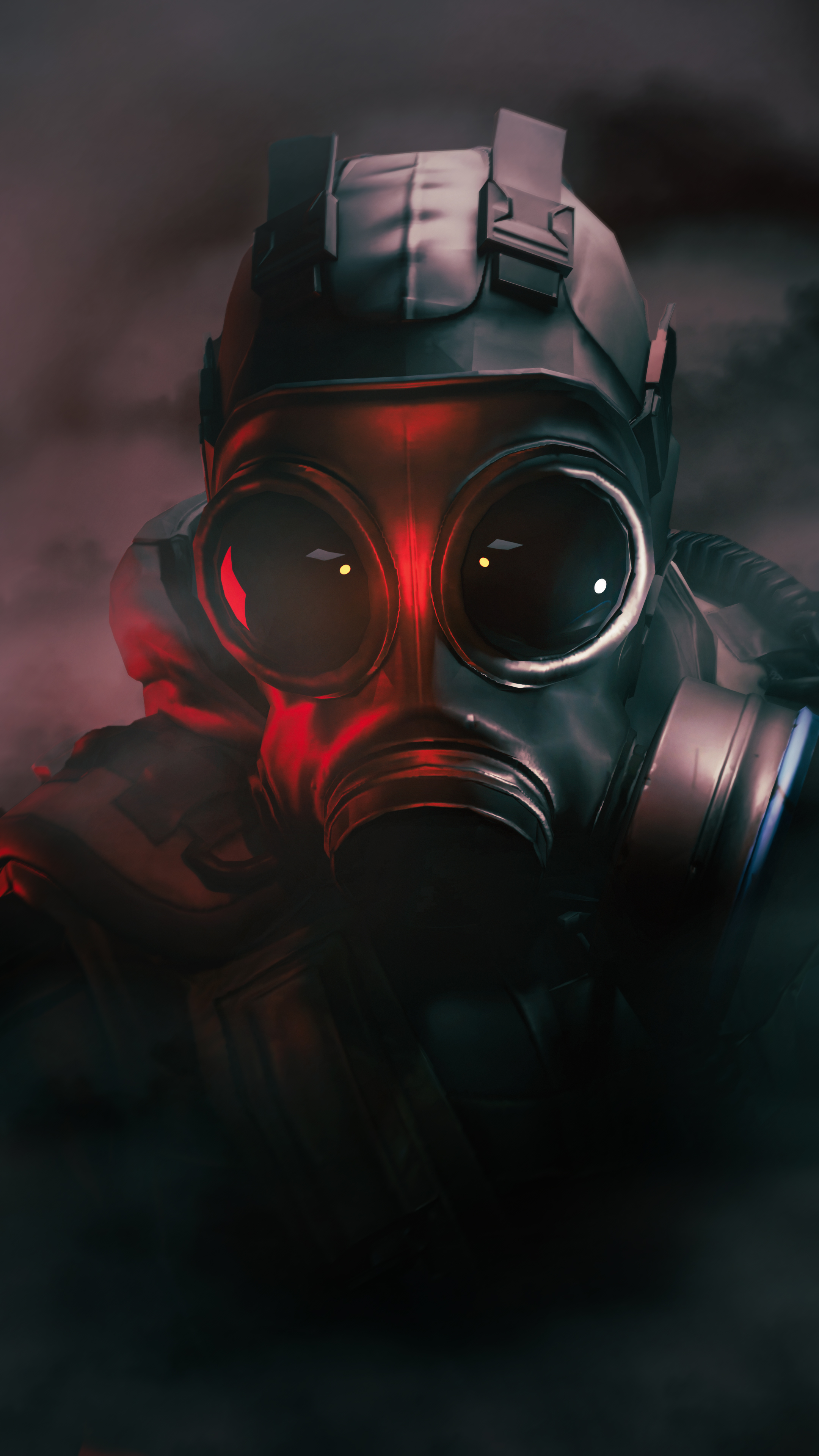 Soldier Gas Mask Army Digital Art 4K Wallpaper iPhone HD Phone #4380h