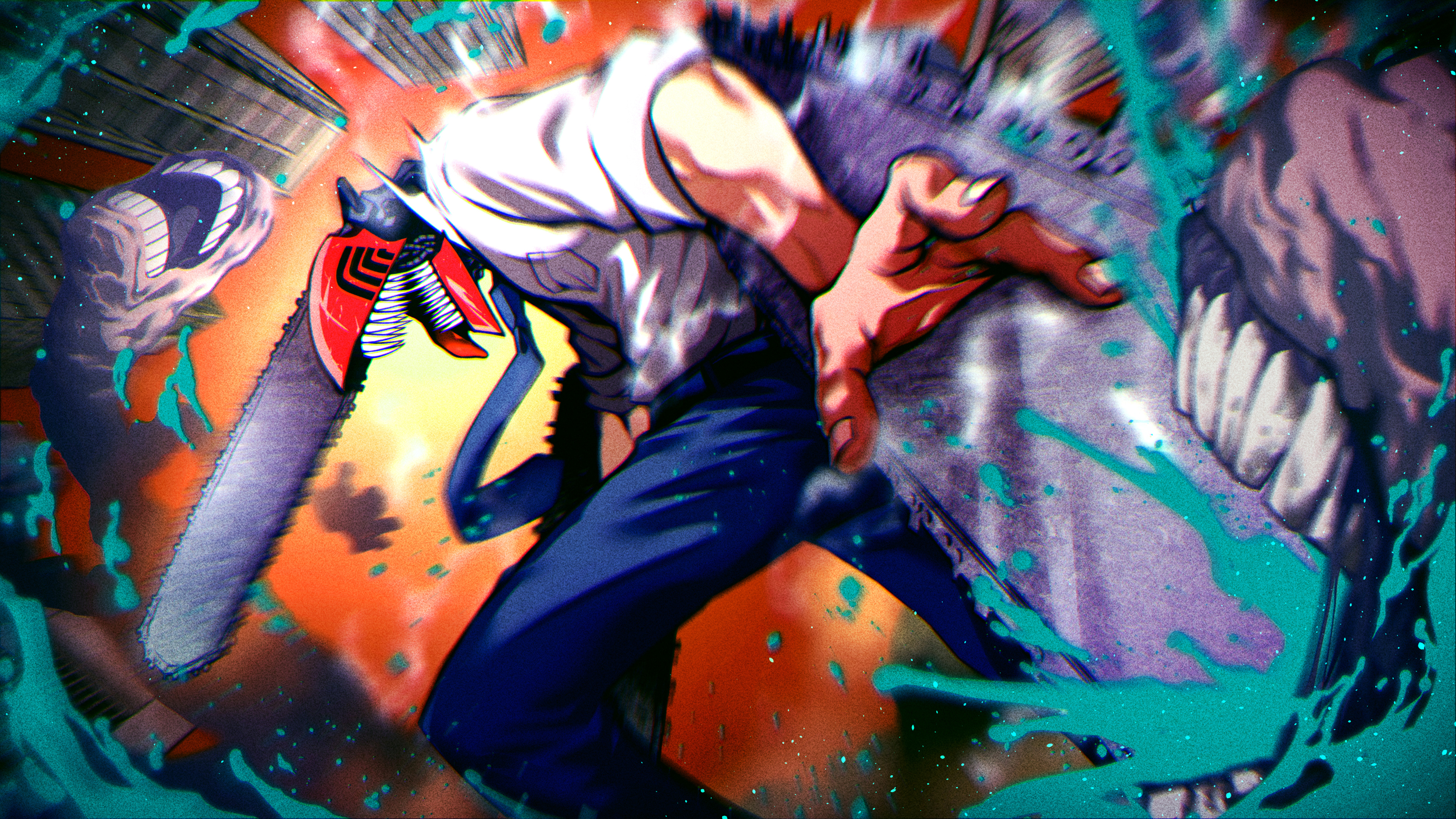 Anime Chainsaw Man HD Wallpaper by 900P