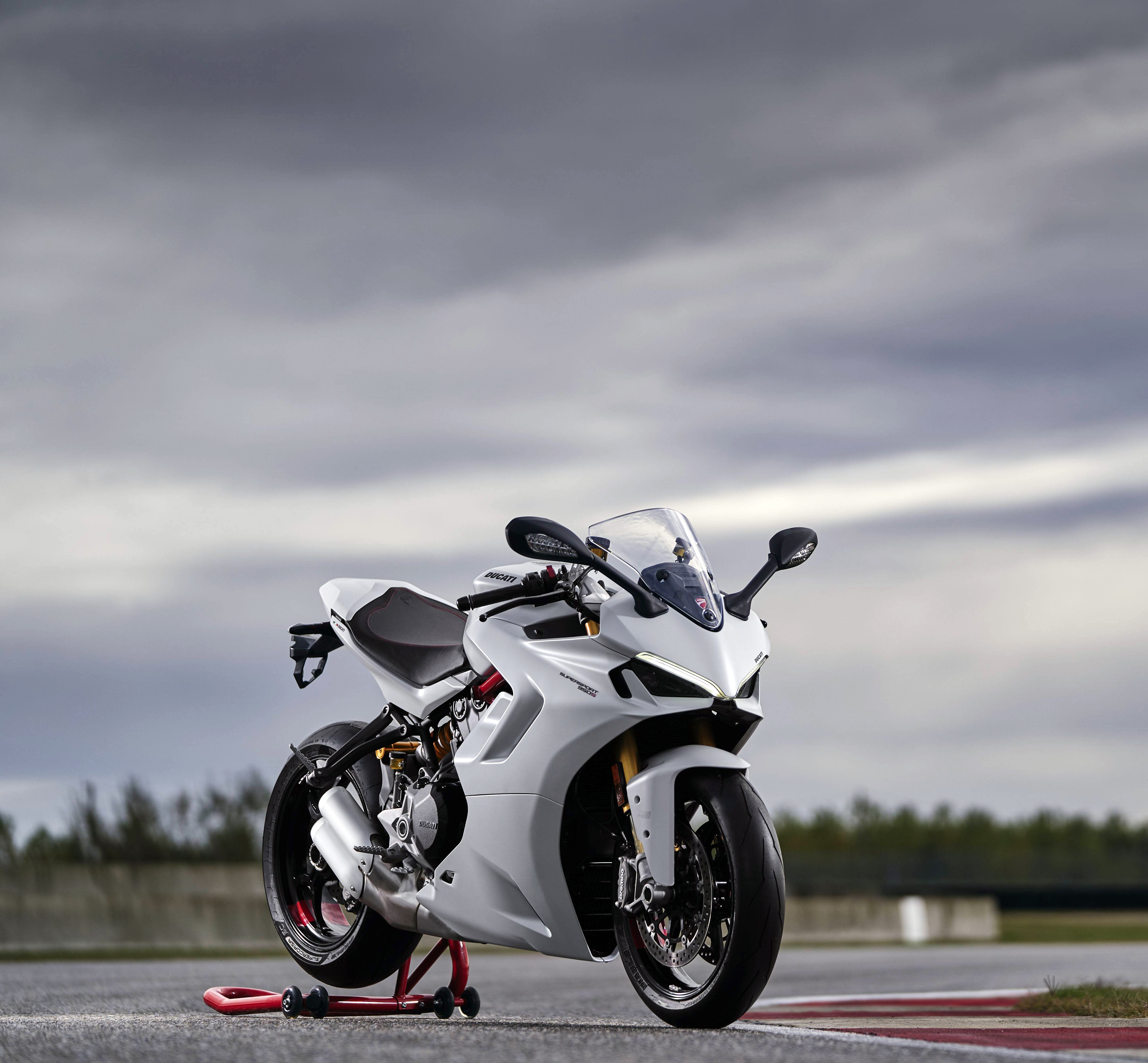 Wallpaper white, the sky, motorcycle, white, Supersport, bike, ducati,  Ducati, supersport, 1198 images for desktop, section мотоциклы - download