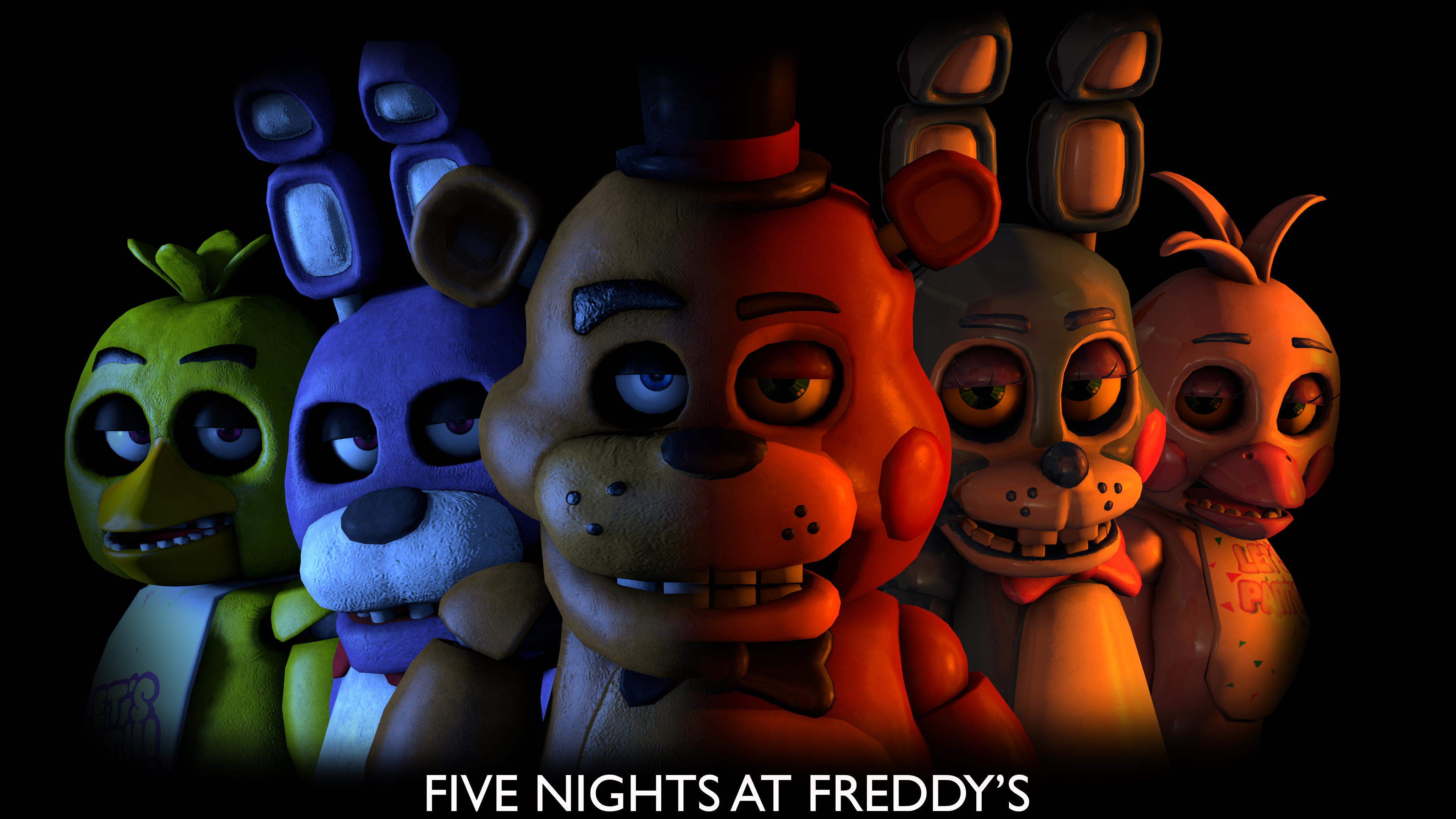 FNAF Five Nights at Freddys 2 Png Logo Red and Black (Instant Download) 
