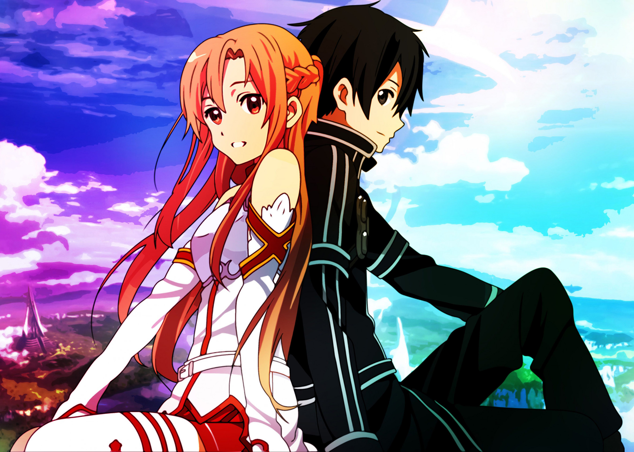 Sword Art Online Wallpaper Kirito And Asuna Kiss