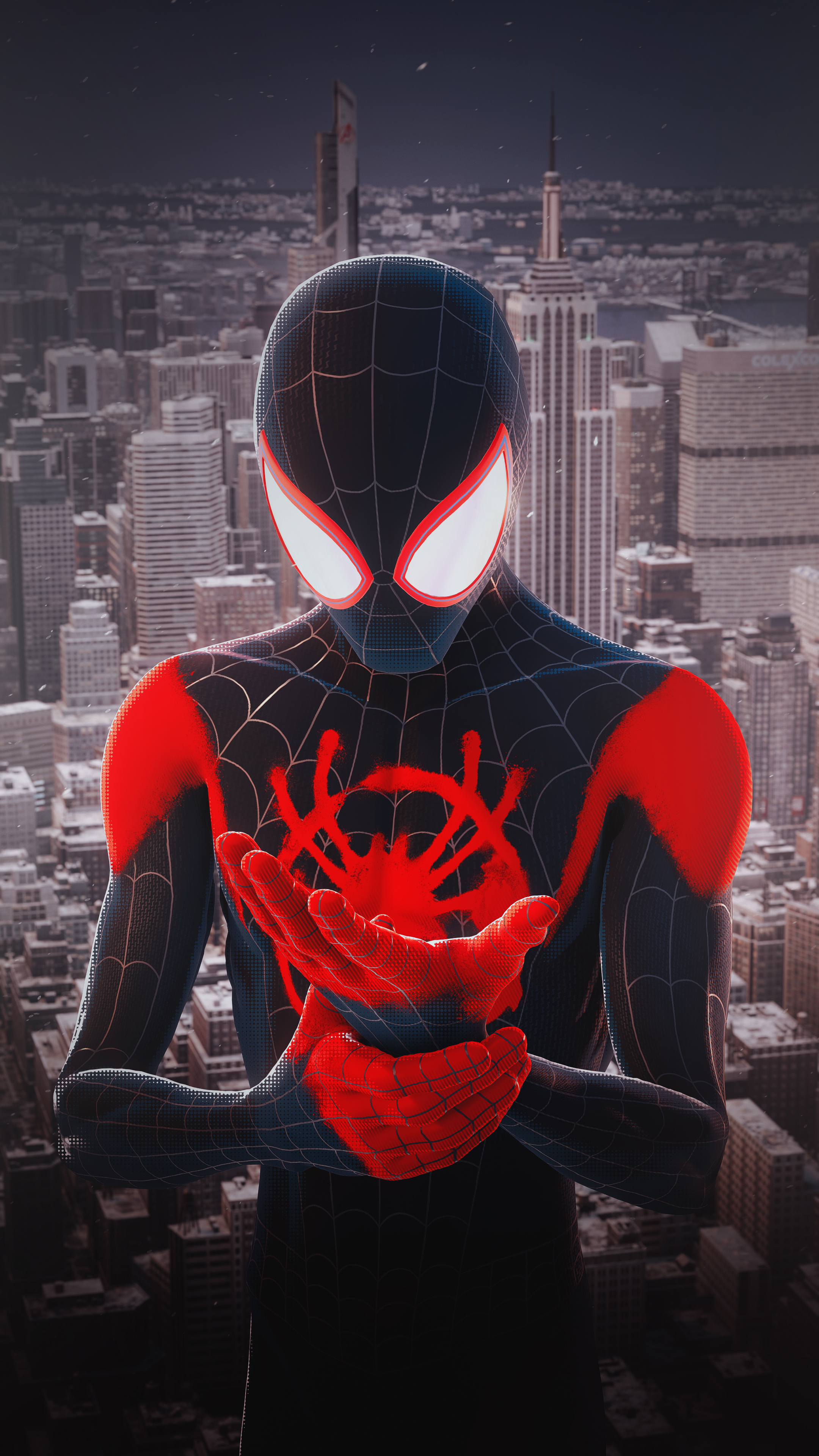 Wallpaper ID 373557  Movie SpiderMan Into The SpiderVerse Phone  Wallpaper Miles Morales SpiderMan 1080x2160 free download