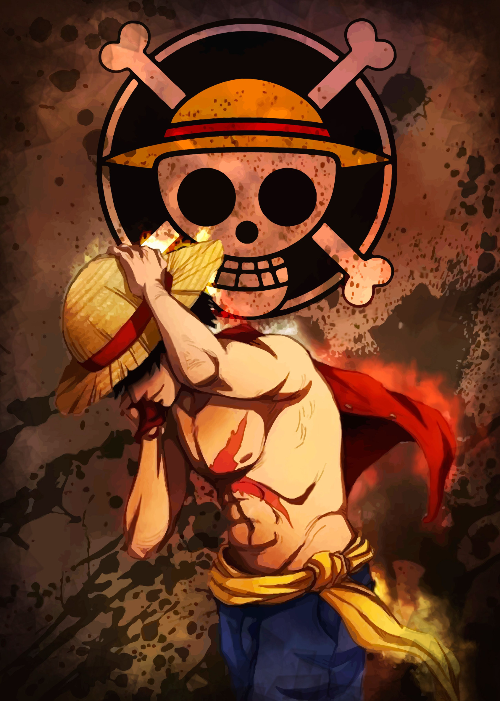 Anime Boy, Background, Luffy And Monkey D, luffy funny HD phone wallpaper |  Pxfuel
