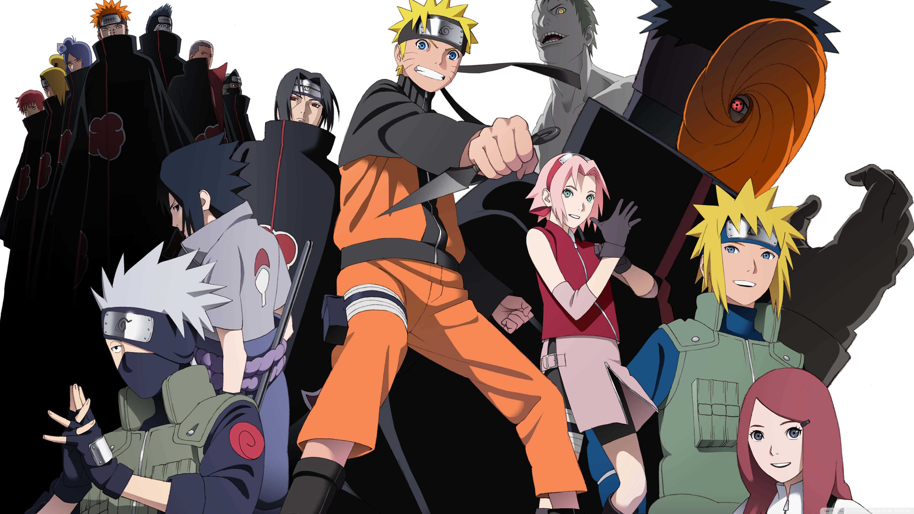 Naruto - Kakashi Hatake, Naruto Uzumaki, Sakura Haruno HD wallpaper download