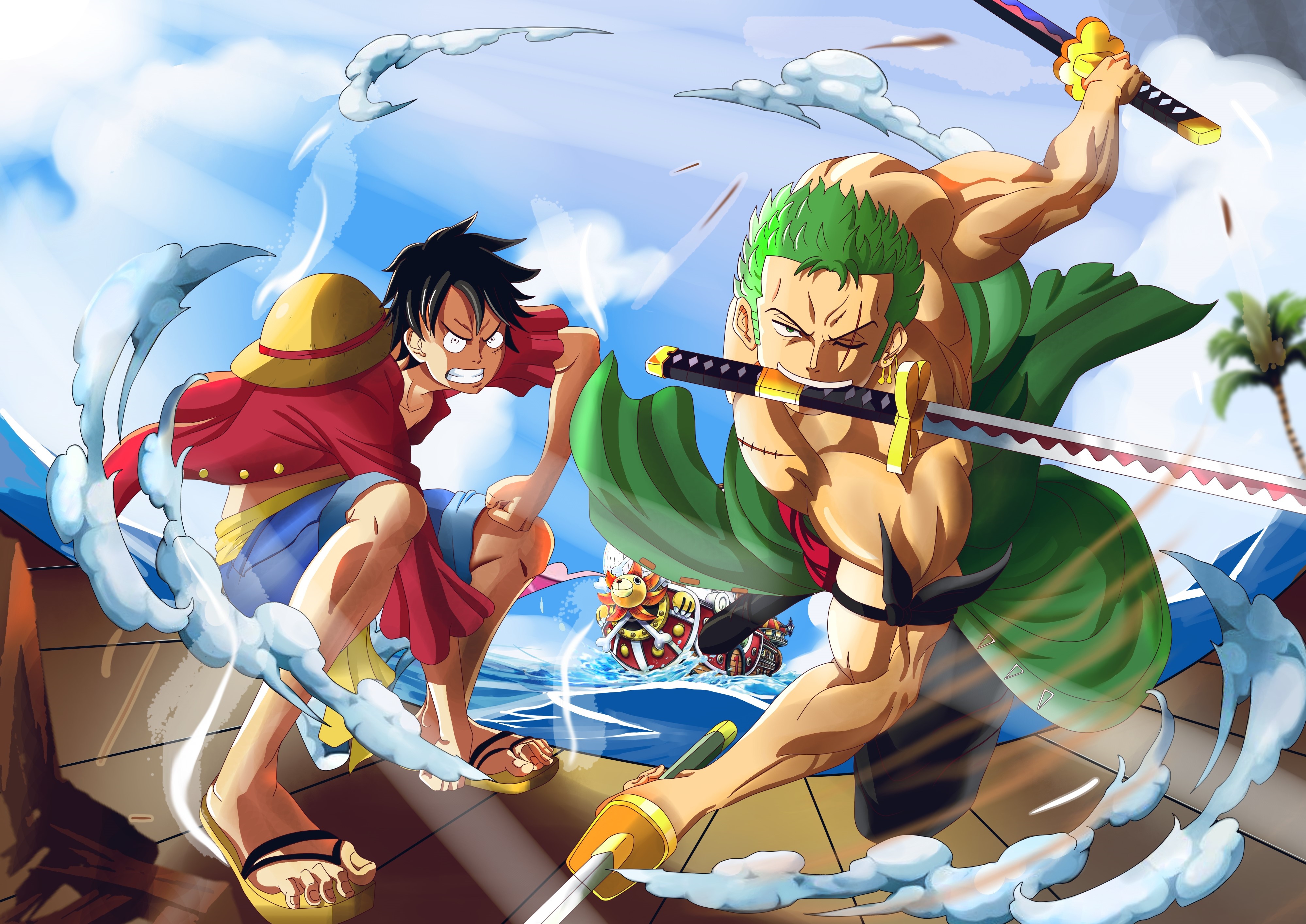 Roronoa Zoro From One Piece Live Wallpaper