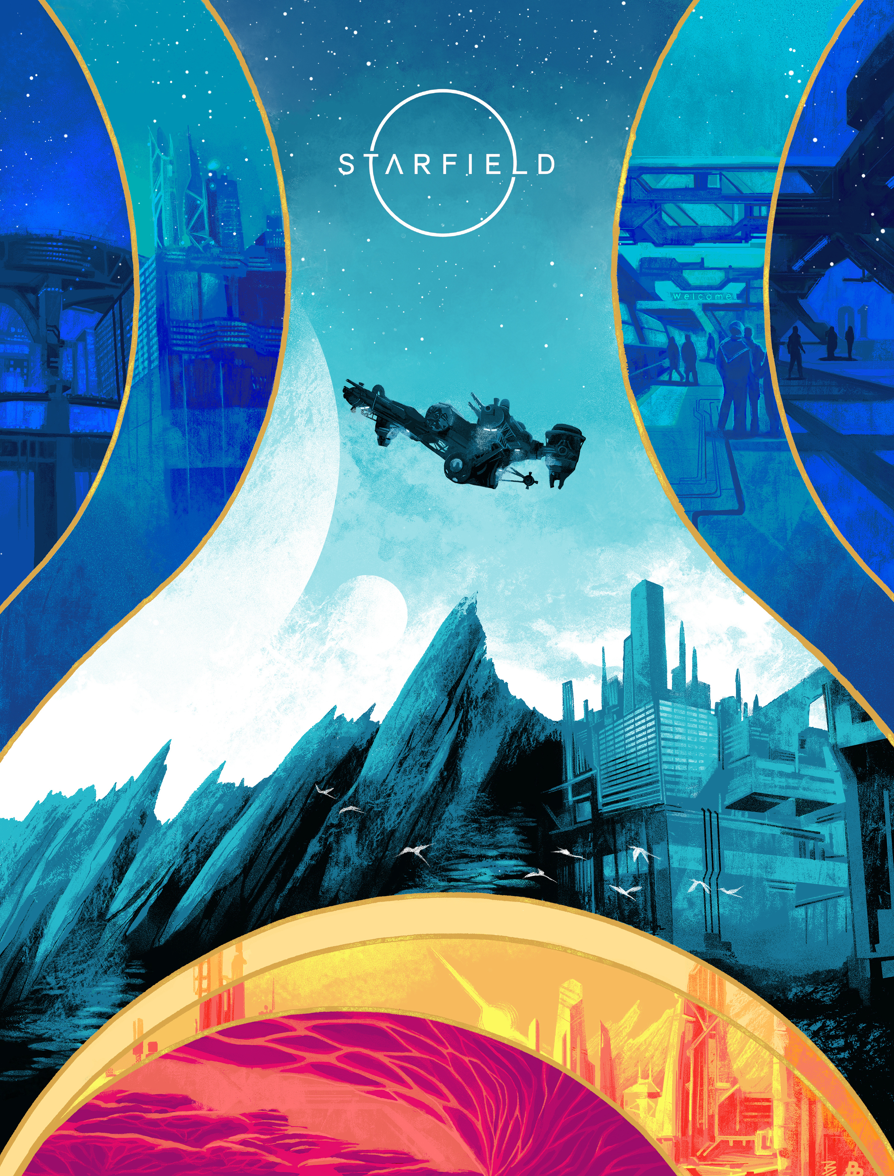 Starfield Video Game Art 4K Wallpaper iPhone HD Phone #7881l