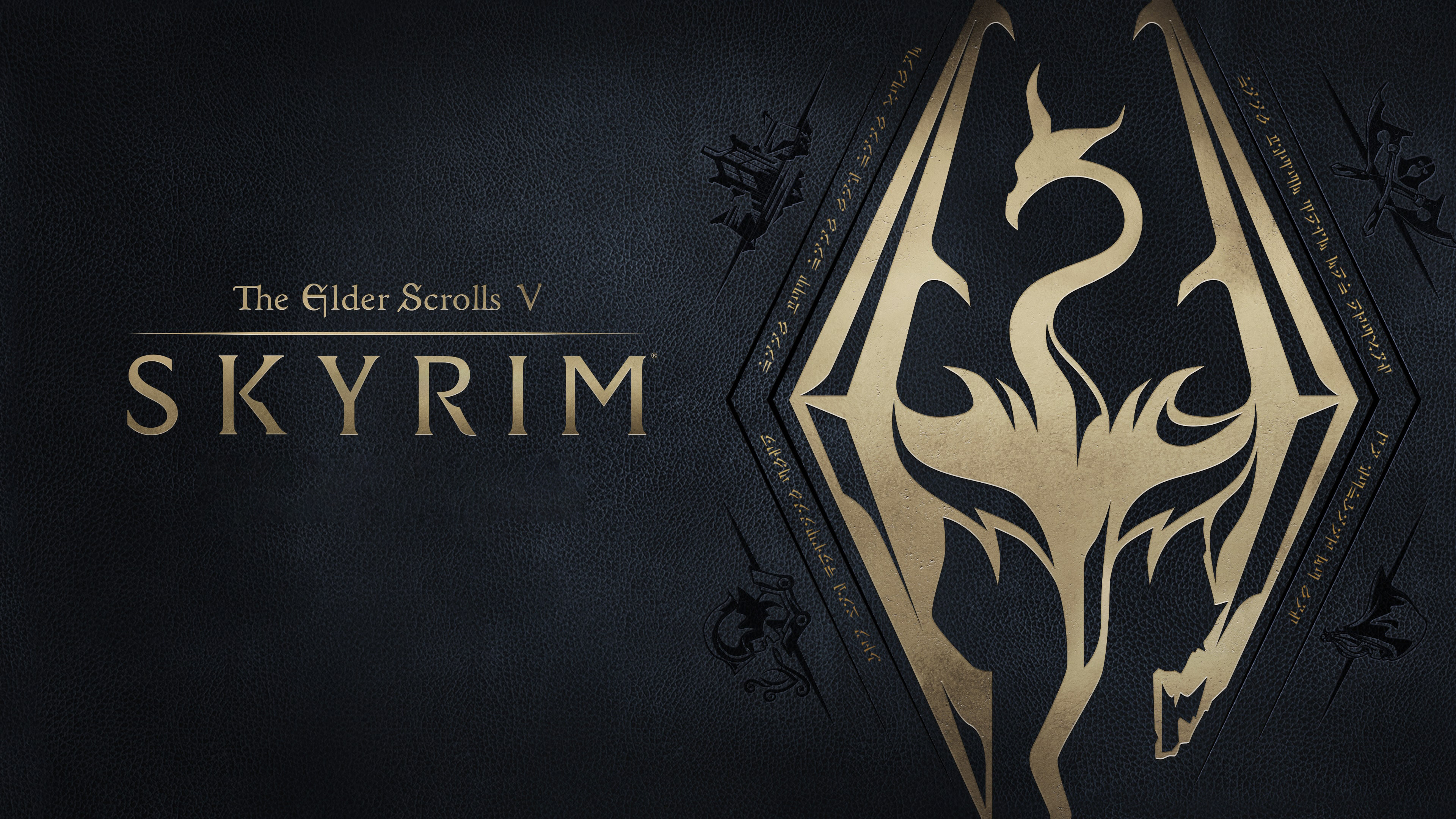 The Elder Scrolls V: Skyrim - Berretto Slouchy Con Logo Emblema - Unisex, Nero, Taglia Unica - 100% Cotone, Merch Ufficiale