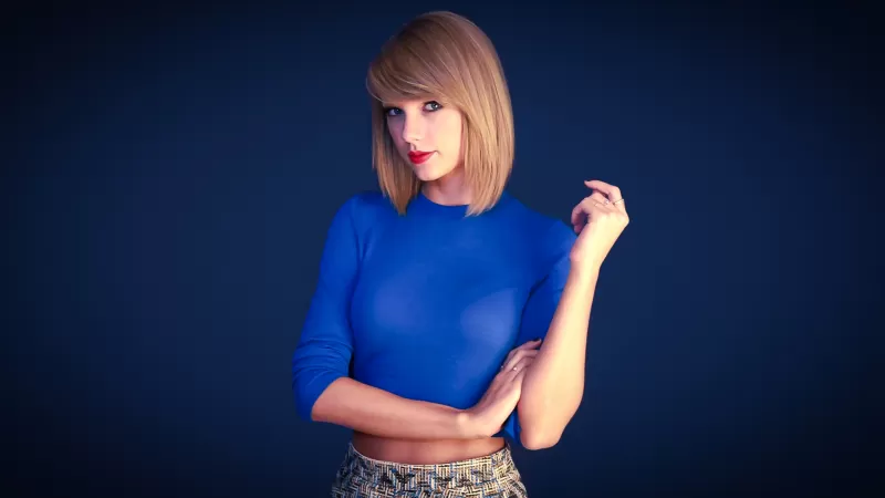 Taylor Swift 2K, Blue background