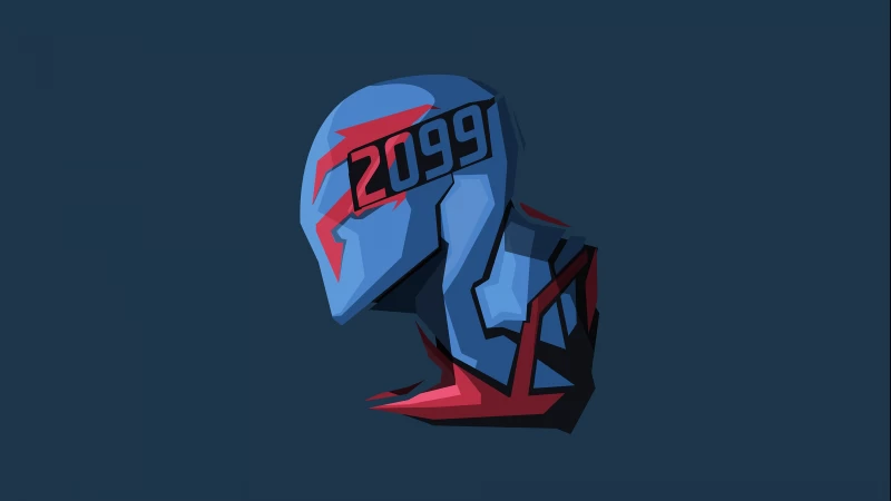 Spider-Man 2099 8K, Minimal art