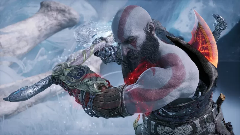 Kratos in God of War Ragnarök 4K