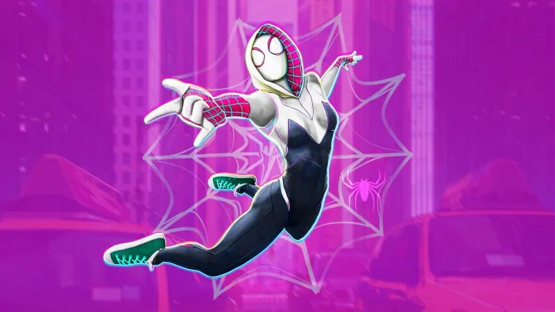 Spider-Gwen, Gwen Stacy, Spider-Man: Across the Spider-Verse, 2023 Movies, 5K