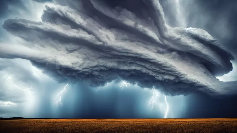 Landscape 4K, Thunderstorm