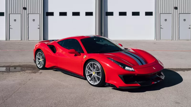Ferrari 488 Pista, Red cars