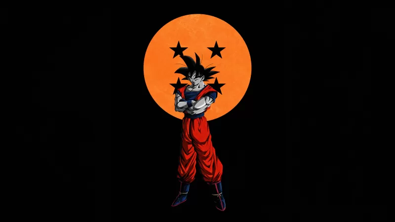 Goku 5K, Black background