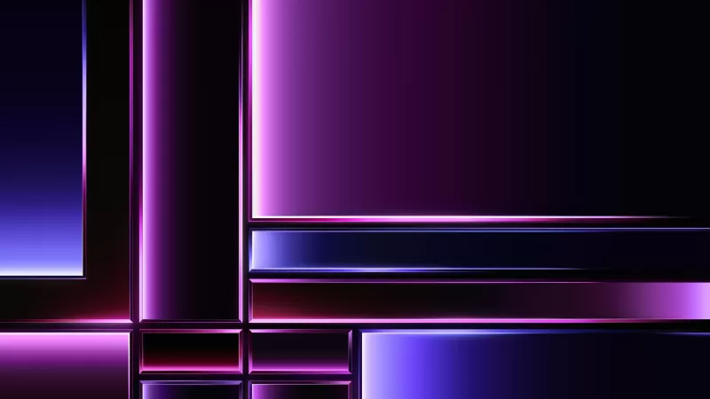 Grid, Magenta background, Dark Mode, MacBook Pro M2, Stock, 5K, Purple aesthetic