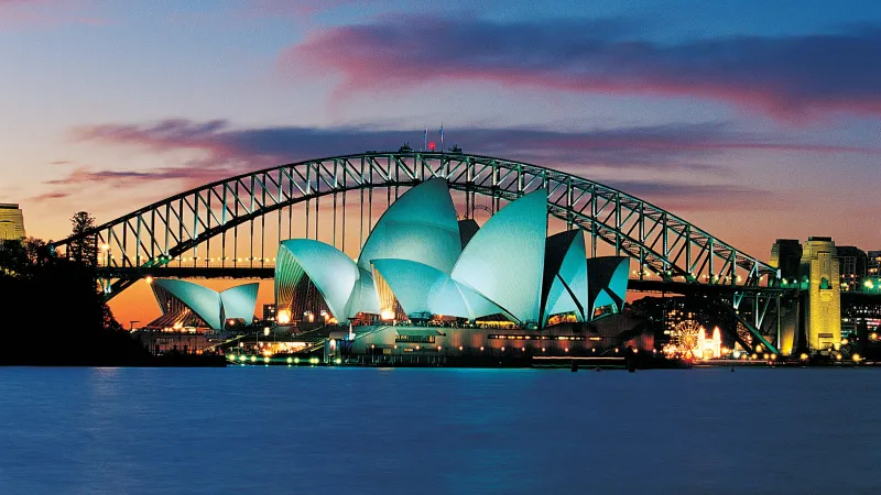 Sydney Opera House, Cityscape, Australia, Sunset