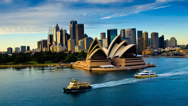 Sydney Opera House, Sydney cityscape, Australia, 5K