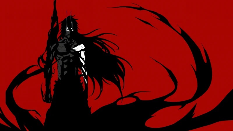Ichigo Kurosaki 5K, Red background, Bleach