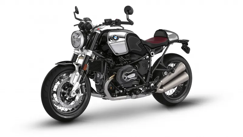 BMW R nineT, Retro style, Cafe racer, Modern classic, Naked bikes, White background