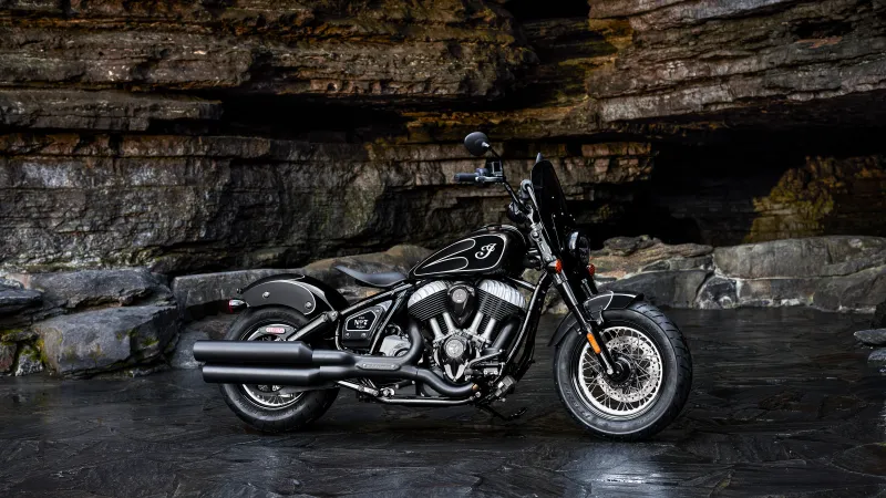 Indian Chief Bobber Dark Horse, Cruiser motorcycle, Indian Motorcycle, 2023, 5K
