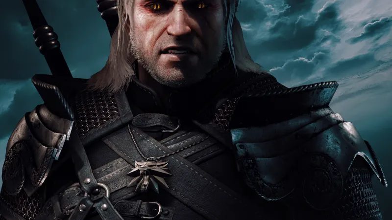 The Witcher 3, Geralt of Rivia, 5K, 8K