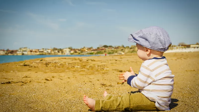 Cute boy, Beach, Cute child, Toddler, Playing kid, Sand