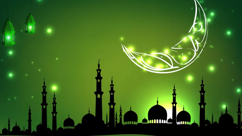 Ramadan Kareem 4K, Islamic, Ramadan crescent moon