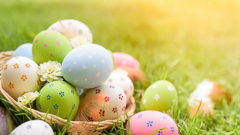 Easter eggs 4K