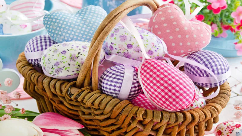 Easter Decoration, Easter eggs, 4K