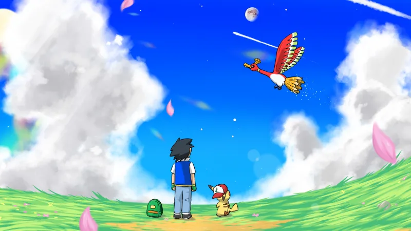Pokemon 4K, Ash Ketchum, Pikachu