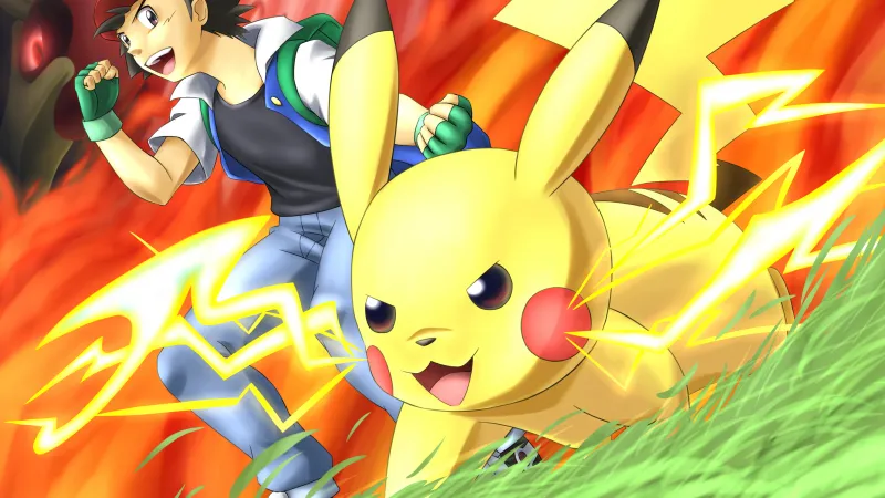 Pokemon 4K, Ash Ketchum, Pikachu