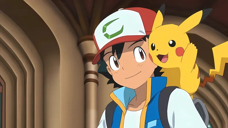 Pokemon 8K, Ash Ketchum, Pikachu