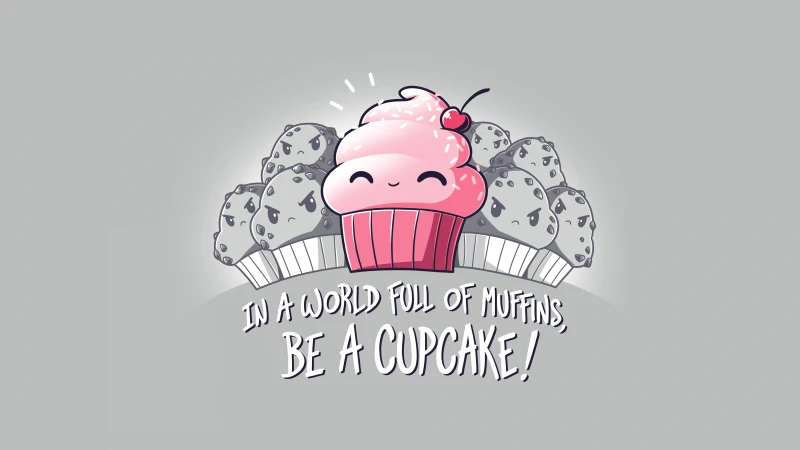Muffins Cupcake, Kawaii cupcake, Cute quotes, 8K wallpaper