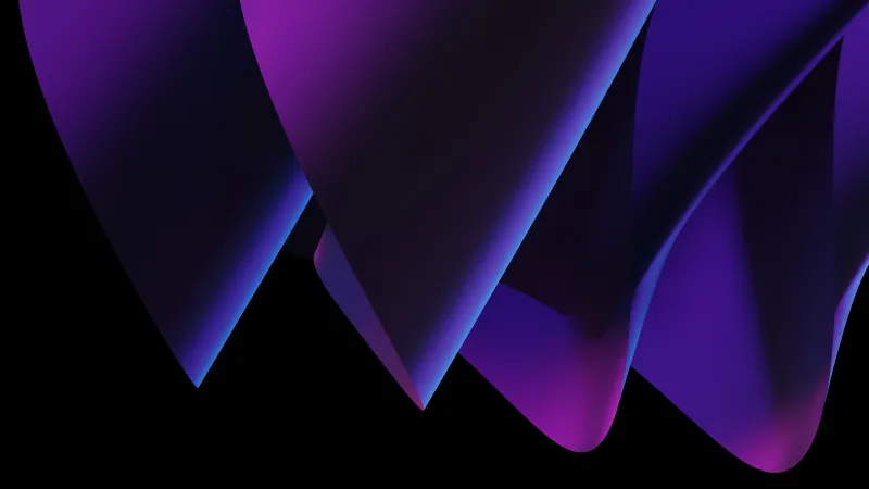 Purple abstract 8K wallpaper, Black background
