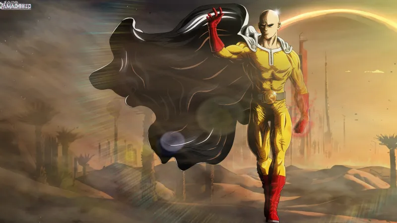 Saitama Cool One Punch Man Resolution HD Anime 4K  iPhone