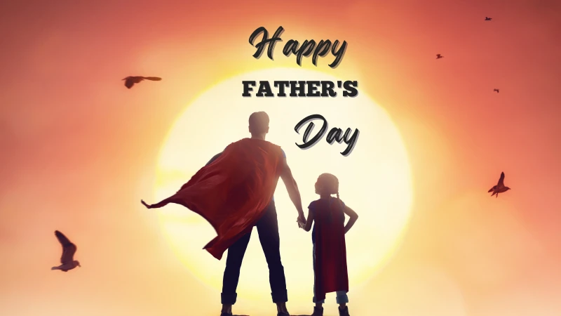 Happy Father's Day, Father and Daughter, Superheroes, 5K wallpaper