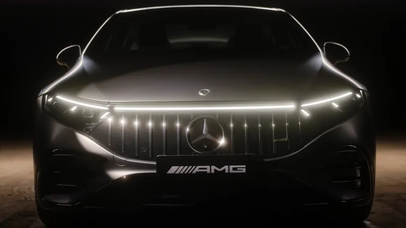 Mercedes-AMG EQS, Electric Sedan, Luxury Sedan, 5K, 8K