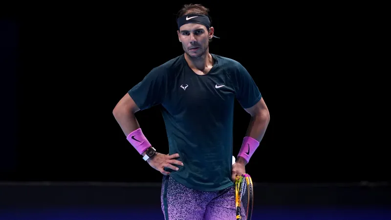 Rafael Nadal 4K background, Spanish tennis player