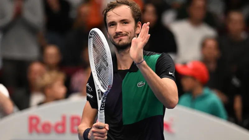 Daniil Medvedev 4K wallpaper, Russian tennis player