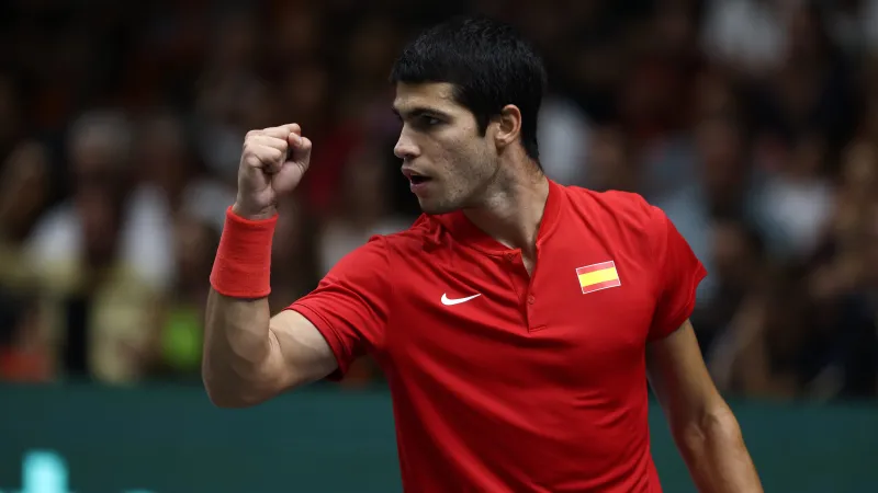 Carlos Alcaraz 8K Wallpaper, Spanish tennis player