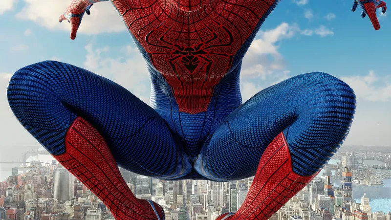 Spider Man 4K iPhone wallpaper