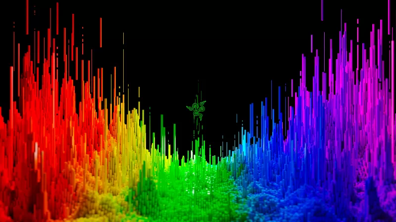Spectrum, Razer, Colorful, Multicolor, Frequency, Sound waves