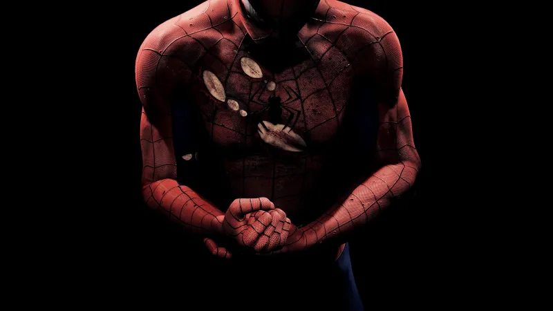 Spider-Man, Marvel Superheroes, Black background