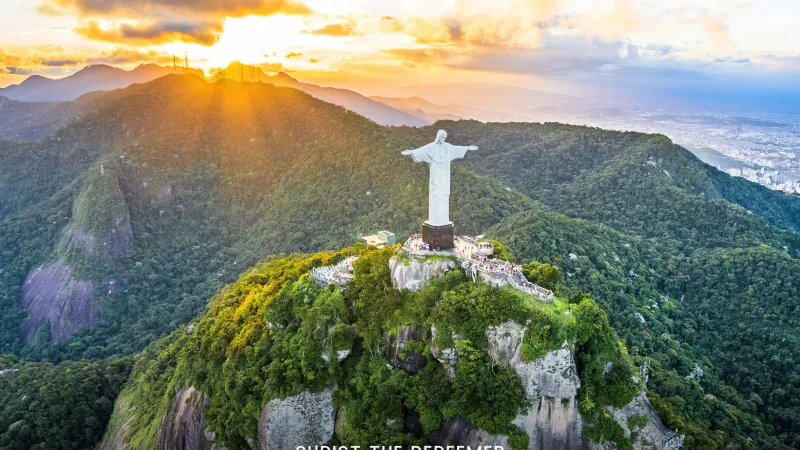 Christ the Redeemer 4K wallpaper
