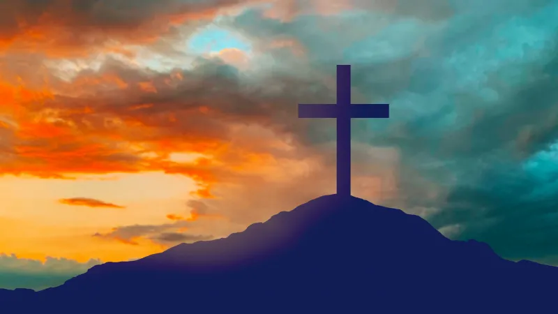 Jesus Cross 5K wallpaper