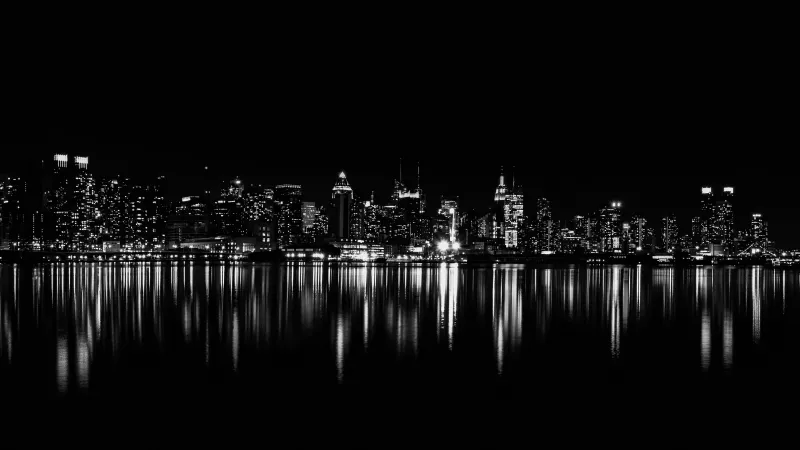 HD wallpaper: New York city, winter, skyscrapers, urban Skyline, cityscape  | Wallpaper Flare