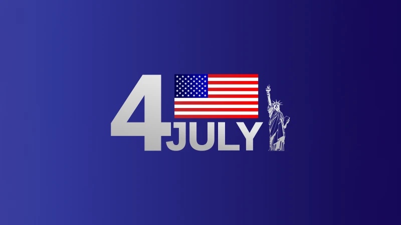 Fourth of July 4K wallpaper