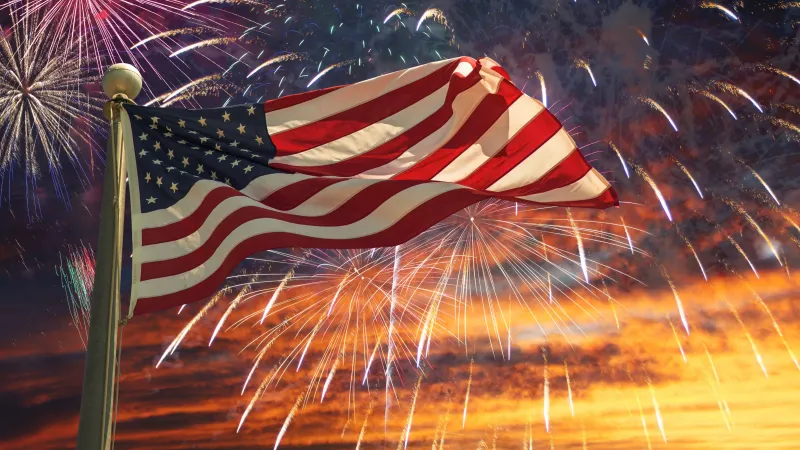 4th of July, American flag wallpaper